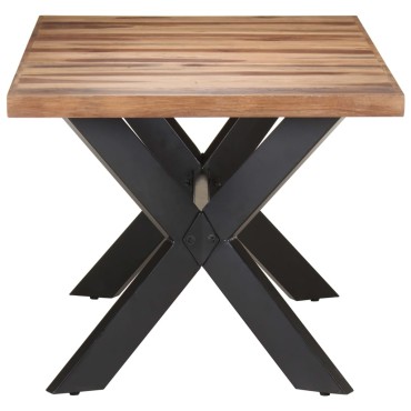 vidaXL Τραπεζαρία 180x90x75cm Μασίφ Ξύλο & Μελί Φινίρισμα 1 τεμ.