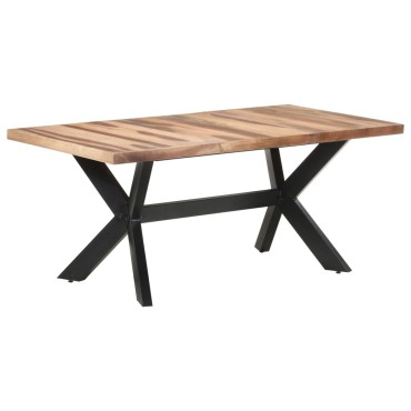 vidaXL Τραπεζαρία 180x90x75cm Μασίφ Ξύλο & Μελί Φινίρισμα 1 τεμ.