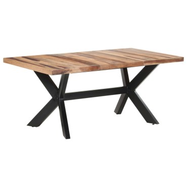vidaXL Τραπεζαρία 180x90x75cm Μασίφ Ξύλο & Μελί Φινίρισμα 1 τεμ.