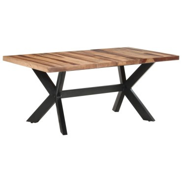 vidaXL Τραπεζαρία 180x90x75cm Μασίφ Ξύλο & Μελί Φινίρισμα 1 τεμ.