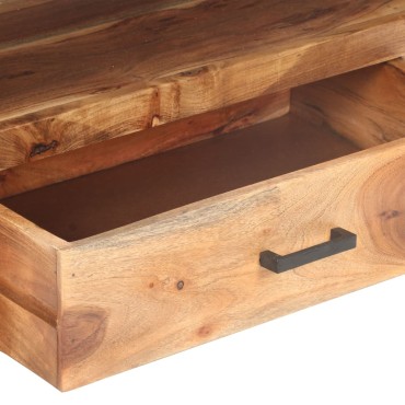 vidaXL Έπιπλο Τηλεόρασης 120x35x45cm Μασίφ Ξύλο με Φινίρισμα Sheesham