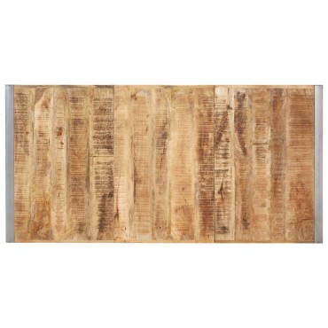 vidaXL Τραπεζαρία 200x100x75cm από Μασίφ Ακατέργαστο Ξύλο Μάνγκο 1 τεμ.