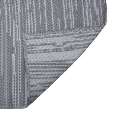vidaXL Χαλί εξωτερικού χώρου ARAKIL Ανθρακί 140x200 cm PP