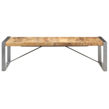 vidaXL Τραπεζάκι Σαλονιού 140x70x40cm Ακατέργαστο Ξύλο Μάνγκο 1 τεμ.