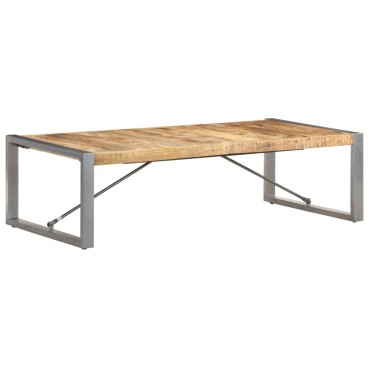 vidaXL Τραπεζάκι Σαλονιού 140x70x40cm Ακατέργαστο Ξύλο Μάνγκο 1 τεμ.