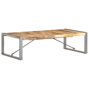 vidaXL Τραπεζάκι Σαλονιού 140x70x40cm Ακατέργαστο Ξύλο Μάνγκο 1 τεμ.
