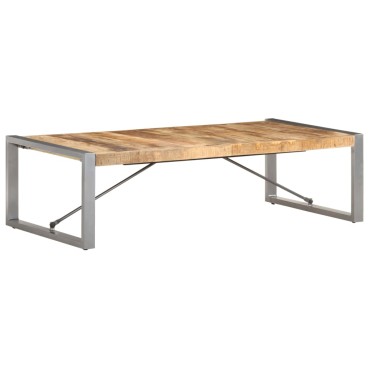 vidaXL Τραπεζάκι Σαλονιού 140x70x40cm Ακατέργαστο Ξύλο Μάνγκο 1 τεμ.