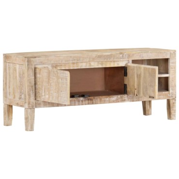 vidaXL Έπιπλο Τηλεόρασης 110x30x46cm από Μασίφ Ξύλο Μάνγκο 1 τεμ.