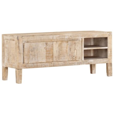 vidaXL Έπιπλο Τηλεόρασης 110x30x46cm από Μασίφ Ξύλο Μάνγκο 1 τεμ.
