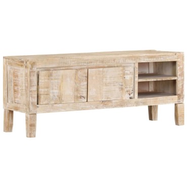 vidaXL Έπιπλο Τηλεόρασης 110x30x46cm από Μασίφ Ξύλο Μάνγκο 1 τεμ.