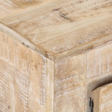 vidaXL Έπιπλο Τηλεόρασης 110x30x46cm από Μασίφ Ξύλο Μάνγκο 1 τεμ.