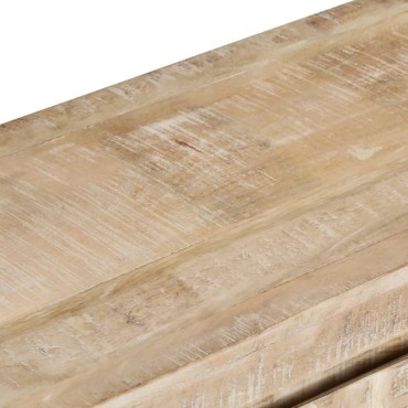 vidaXL Έπιπλο Τηλεόρασης 110x30x46cm από Μασίφ Ξύλο Μάνγκο 1 τεμ.