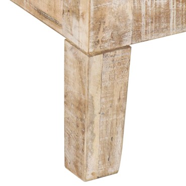 vidaXL Έπιπλο Τηλεόρασης 110x30x46cm από Μασίφ Ξύλο Μάνγκο 1 τεμ.