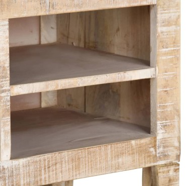 vidaXL Έπιπλο Τηλεόρασης 110x30x46cm από Μασίφ Ξύλο Μάνγκο 1 τεμ.