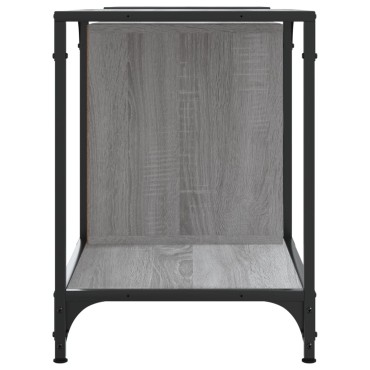 vidaXL Έπιπλο Τηλεόρασης Γκρι Sonoma 153x37x50cm Επεξεργ. Ξύλο