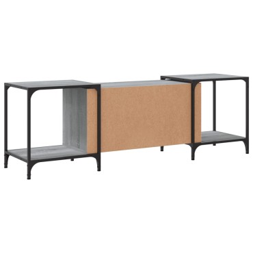 vidaXL Έπιπλο Τηλεόρασης Γκρι Sonoma 153x37x50cm Επεξεργ. Ξύλο
