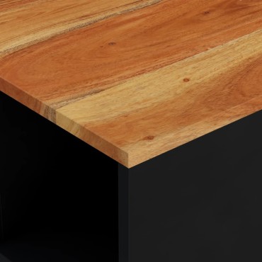 vidaXL Τραπεζάκι Σαλονιού 60x50x35cm από Μασίφ Ξύλο Ακακίας 1 τεμ.