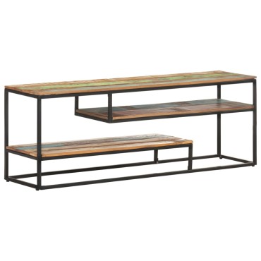 vidaXL Έπιπλο Τηλεόρασης 130x30x45cm από Μασίφ Ανακυκλωμένο Ξύλο