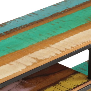 vidaXL Έπιπλο Τηλεόρασης 130x30x45cm από Μασίφ Ανακυκλωμένο Ξύλο