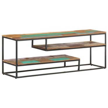 vidaXL Έπιπλο Τηλεόρασης 130x30x45cm από Μασίφ Ανακυκλωμένο Ξύλο