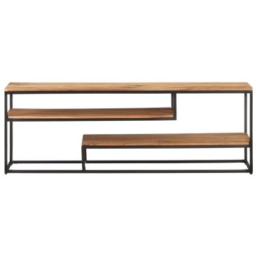 vidaXL Έπιπλο Τηλεόρασης 130x30x45cm από Μασίφ Ξύλο Ακακίας