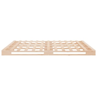 vidaXL Σκελετός Κρεβατιού Χωρίς Στρώμα 180x200 εκ Μασίφ Ξύλο Πεύκου