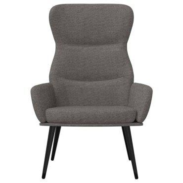 vidaXL Πολυθρόνα Relax Ανοιχτό Γκρι Υφασμάτινη 70x77x94cm 1 τεμ.