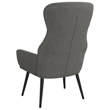 vidaXL Πολυθρόνα Relax Ανοιχτό Γκρι Υφασμάτινη 70x77x94cm 1 τεμ.