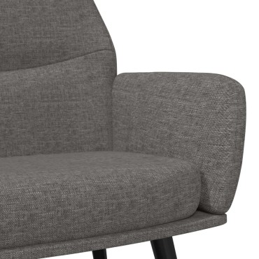 vidaXL Πολυθρόνα Relax Ανοιχτό Γκρι Υφασμάτινη 70x77x94cm 1 τεμ.