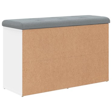 vidaXL Παπουτσοθήκη Λευκή 82x32x50cm από Επεξεργασμένο Ξύλο 1 τεμ.