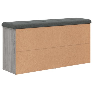 vidaXL Παπουτσοθήκη Γκρι Sonoma 102x32x50cm από Επεξεργασμένο Ξύλο 1 τεμ.