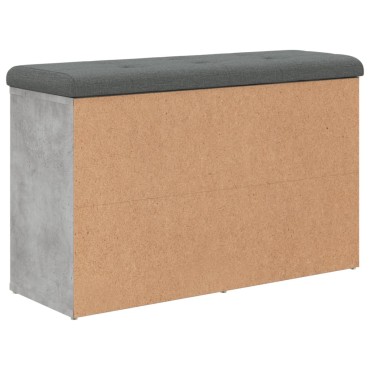 vidaXL Παπουτσοθήκη Γκρι Σκυρ. 82x32x50cm από Επεξεργασμένο Ξύλο 1 τεμ.