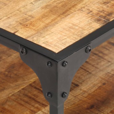 vidaXL Τραπεζάκι Σαλονιού 60x60x35cm από Μασίφ Ξύλο Μάνγκο 1 τεμ.