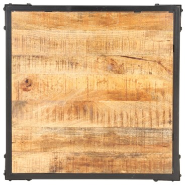 vidaXL Τραπεζάκι Σαλονιού 60x60x35cm από Μασίφ Ξύλο Μάνγκο 1 τεμ.