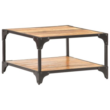 vidaXL Τραπεζάκι Σαλονιού 60x60x35cm από Μασίφ Ξύλο Μάνγκο 1 τεμ.
