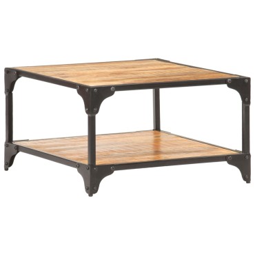 vidaXL Τραπεζάκι Σαλονιού 60x60x35cm από Μασίφ Ξύλο Μάνγκο 1 τεμ.
