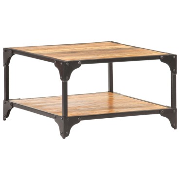 vidaXL Τραπεζάκι Σαλονιού 60x60x35cm από Μασίφ Ξύλο Μάνγκο 1 τεμ.