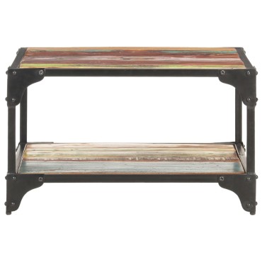 vidaXL Τραπεζάκι Σαλονιού 60x60x35cm από Μασίφ Ανακυκλωμένο Ξύλο 1 τεμ.