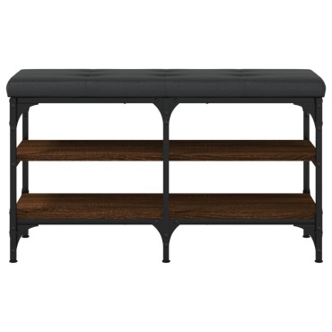 vidaXL Παπουτσοθήκη Καφέ Δρυς 82x32x47cm από Επεξεργασμένο Ξύλο 1 τεμ.