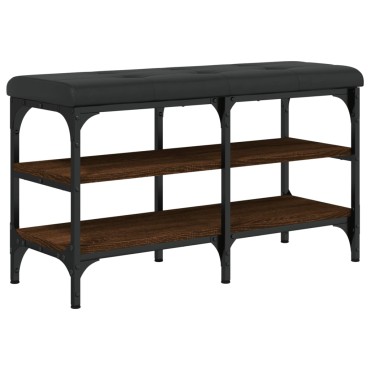 vidaXL Παπουτσοθήκη Καφέ Δρυς 82x32x47cm από Επεξεργασμένο Ξύλο 1 τεμ.