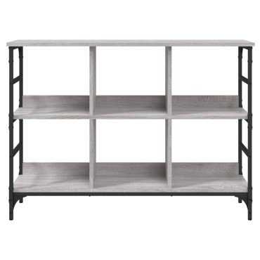 vidaXL Μπουφές Γκρι Sonoma 102x32x73,5cm από Επεξεργασμένο Ξύλο 1 τεμ.