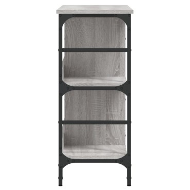 vidaXL Μπουφές Γκρι Sonoma 102x32x73,5cm από Επεξεργασμένο Ξύλο 1 τεμ.