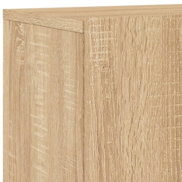 vidaXL Ντουλάπια Τοίχου Τηλεόρασης 2 τεμ. Sonoma Δρυς 60x30x41cm