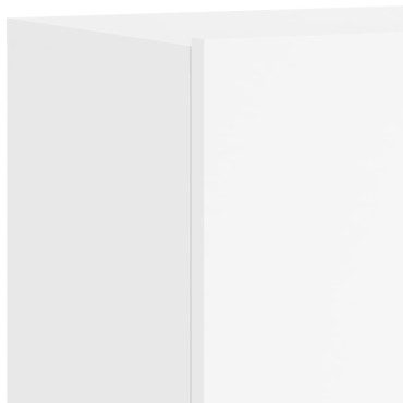 vidaXL Έπιπλα Τοίχου Τηλεόρασης 2 τεμ. Λευκά 80x30x41cm