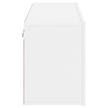 vidaXL Ντουλάπι Τοίχου Τηλεόρασης Λευκό 100x30x41cm