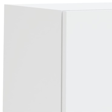 vidaXL Ντουλάπι Τηλεόρασης με LED Λευκό 30,5x30x60cm