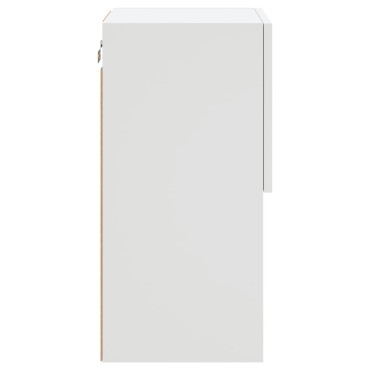 vidaXL Ντουλάπι Τηλεόρασης με LED Λευκό 30,5x30x60cm