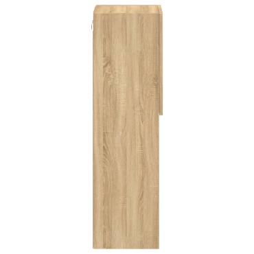 vidaXL Έπιπλο Τηλεόρασης με LED Sonoma Δρυς 30,5x30x102cm
