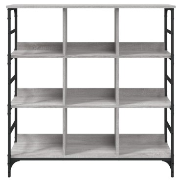 vidaXL Ραφιέρα Γκρι Sonoma 102x32x103,5cm από Επεξεργασμένο Ξύλο 1 τεμ.