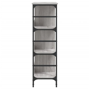 vidaXL Ραφιέρα Γκρι Sonoma 102x32x103,5cm από Επεξεργασμένο Ξύλο 1 τεμ.